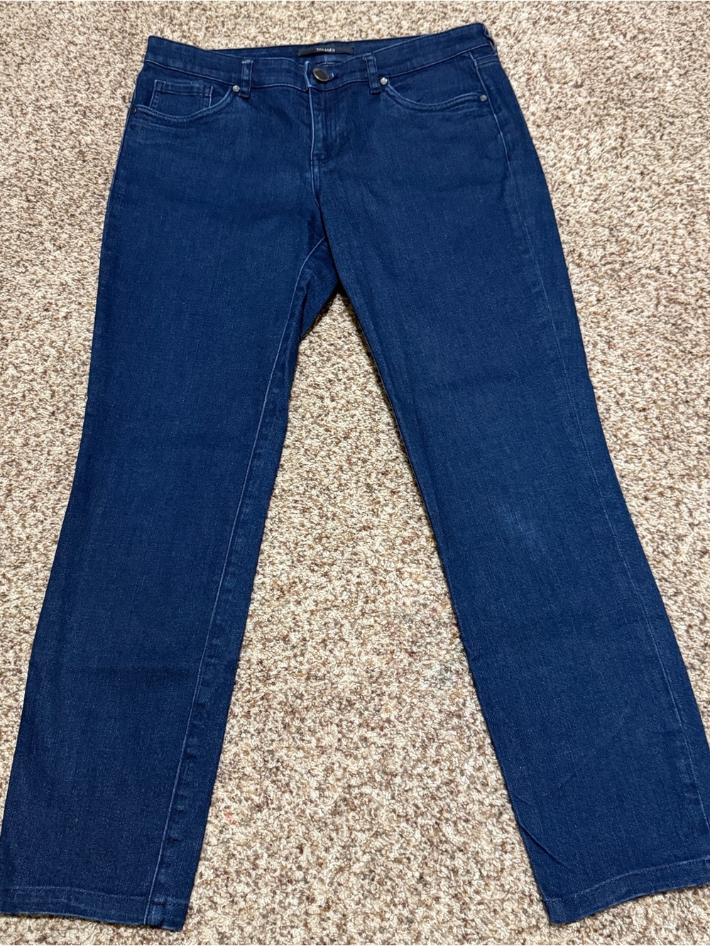 Tahari Indigo Straight Leg Ankle Jeans Womens 4
